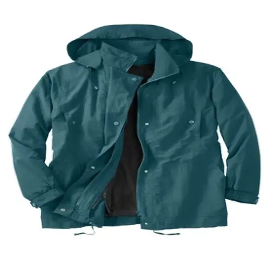 KingSize Men's Big & Tall Fleece-lined Taslan Anorak image {7}