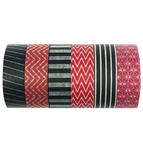 Wrapables Washi Masking Tape Collection, Premium Value Pack image {62}