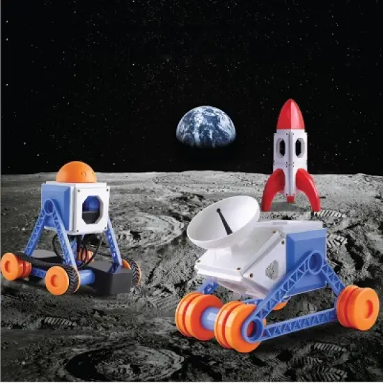 Discovery #Mindblown Magnetic Building Tiles Building with Remote Control image {2}