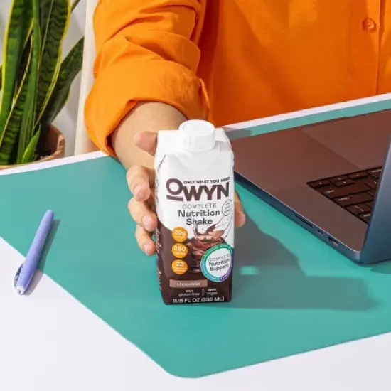 OWYN Complete Nutrition Dairy Free Protein Shake - Chocolate - 44.6 fl oz/4pk image {4}
