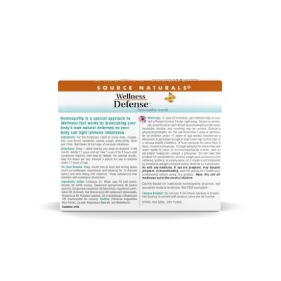 Wellness Defense by Source Naturals, Inc.  -  48 Tablet image {2}