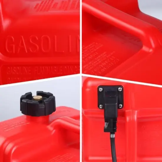 Marine Tank, Portable 3 Gallon (12L) with 9.8ft Hose &uml;C EPA Certified Leak-Proof Storage for Boat, Outboard Motor, Generator & Outdoor Equipment image {6}