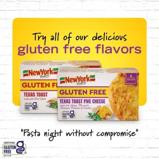 New York Bakery Gluten Free Frozen Five Cheese Texas Toast - 12.35oz image {7}