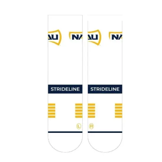 NCAA Northern Arizona Lumberjacks Premium Knit Crew Socks - White image {1}