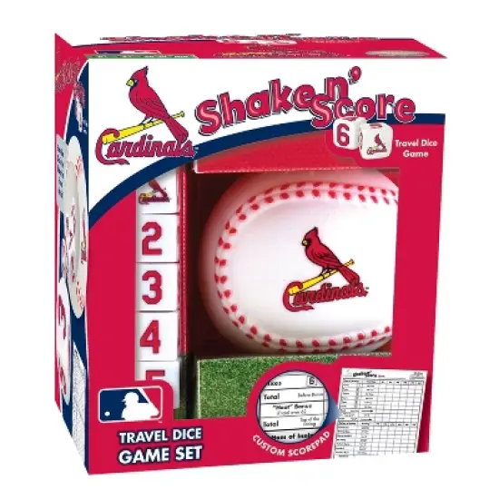 MasterPieces Officially Licensed MLB St. Louis Cardinals Shake N' Score Dice Game for Age 6 and Up image {1}