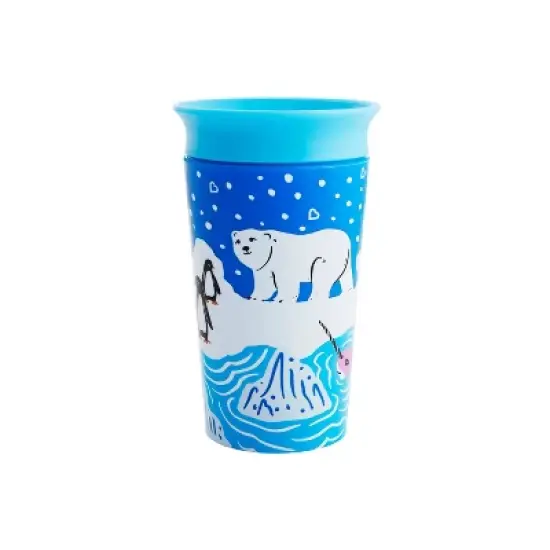 Munchkin Miracle 360&deg; Wild Love Sippy Cup - 2pk - 9oz  Orca/Polar image {3}