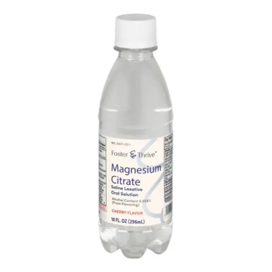 Foster & Thrive Magnesium Citrate Saline Laxative Oral Solution, Cherry, 10 Oz image {3}