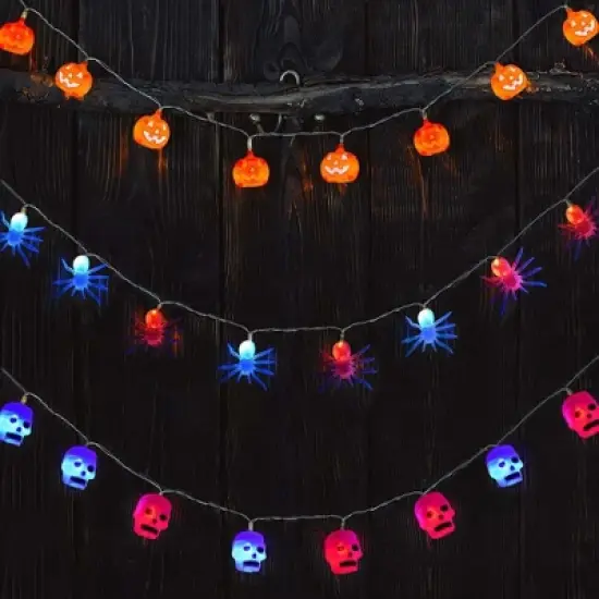 Nifti Nest 3 PCS Halloween LED String Light image {2}