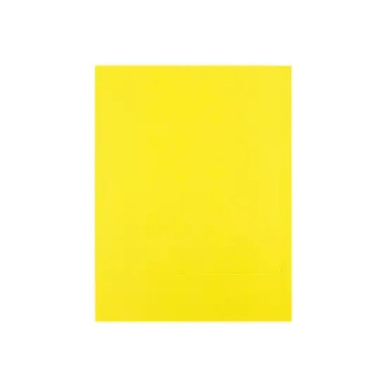 JAM Paper Printable Business Cards 3 1/2 x 2 Yellow 100/Pack (22128336) image {1}