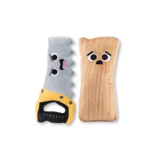 Fringe Studio Wagsdale Multicolored I Saw That Dog Toy 2 pk image {1}