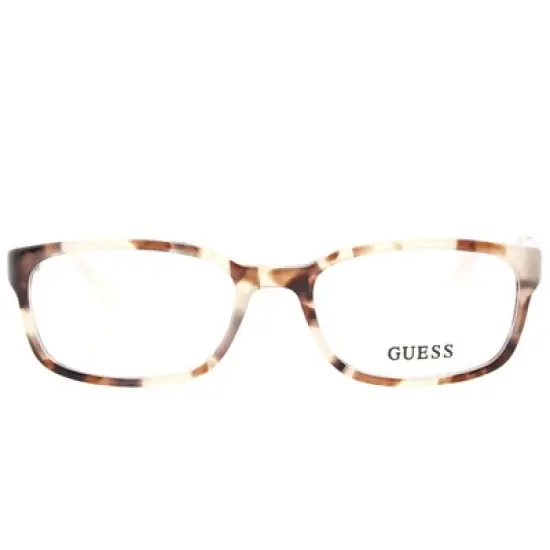 Guess  055 Womens Rectangle Eyeglasses Pink Havana 51mm image {1}
