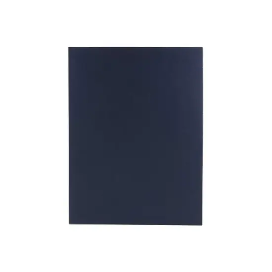 JAM Paper Two-Pocket Textured Linen Business Folders Navy Blue Bulk 25/Pack 386LNAA image {6}