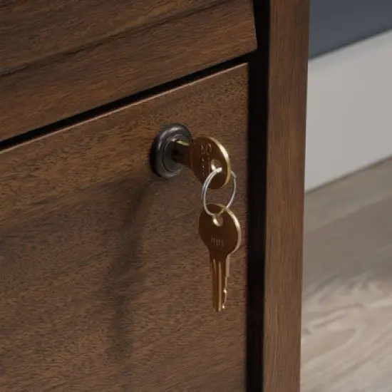 2 Drawer Englewood Lateral File Cabinet Spiced Mahogany - Sauder image {6}