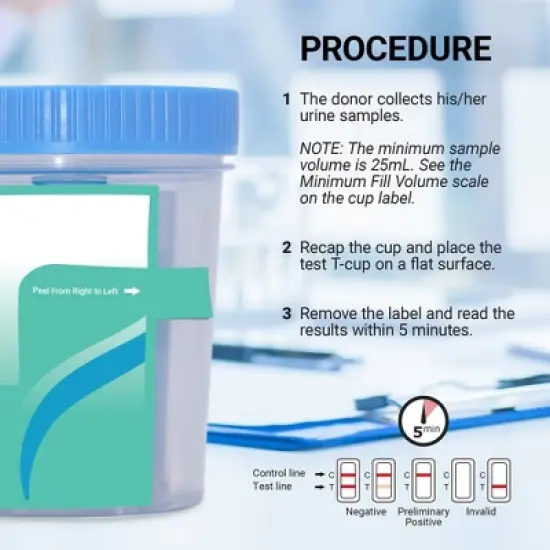Mintegrity 10 Pack 12-Panel Instant at Home Urine Drug Test Kits | Multi-Panel Urine Screening Testing Kit image {3}