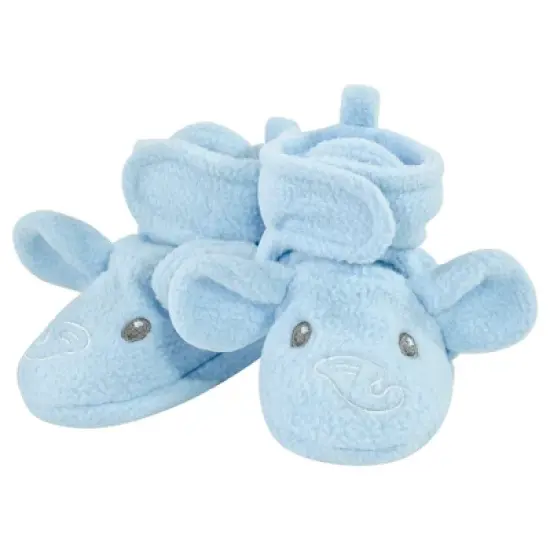 Hudson Baby Cozy Fleece Booties, Elephant Giraffe, 0-6 Months image {3}