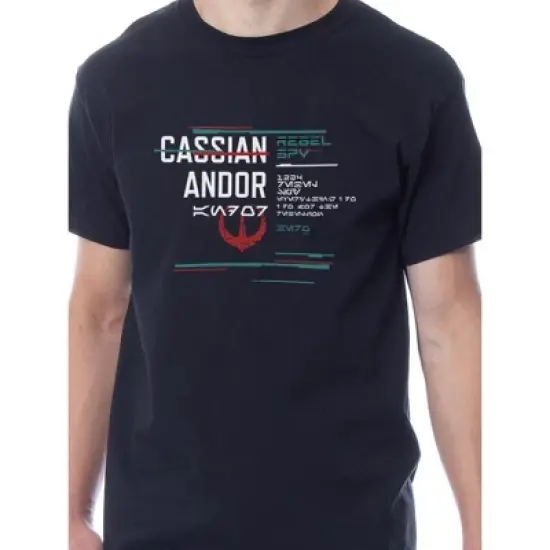 Star Wars Mens' TV Show Series Andor Rebel Cassian Sleep Pajama Set Multicolored image {1}