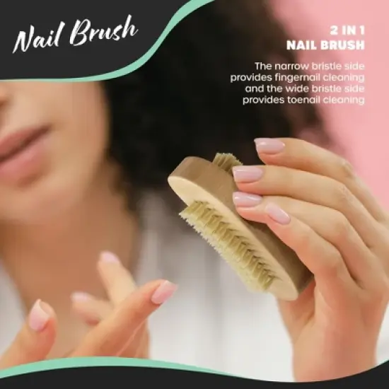 Nevlers Boar Bristle Exfoliating Dry Body Brush Set image {5}