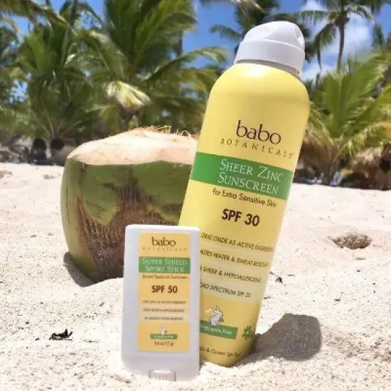 Babo Botanicals Super Shield Sport Sunscreen Stick Fragrance - SPF 50 - 0.6oz image {6}