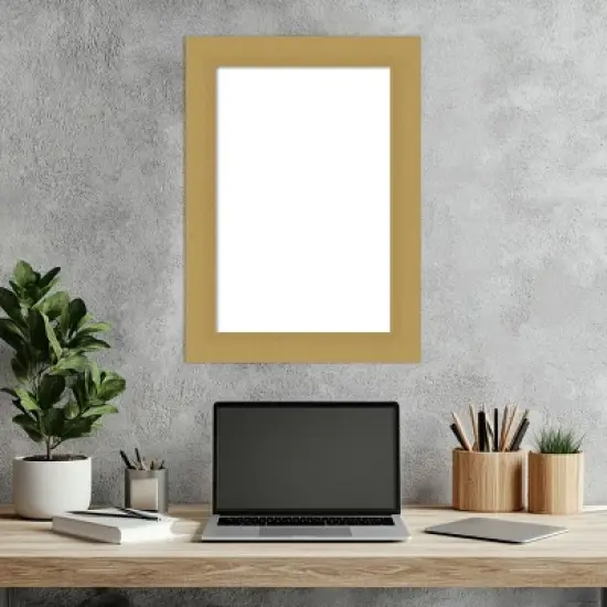 Amanti Art Grace Brushed Gold Framed Dry Erase Magnetic Board image {6}