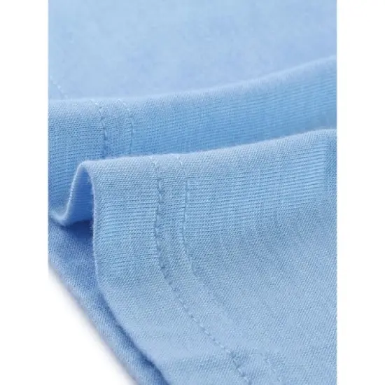 Agnes Orinda Women's Plus Size Knit Sweetheart Neck Short Sleeve Nightgowns image {4}