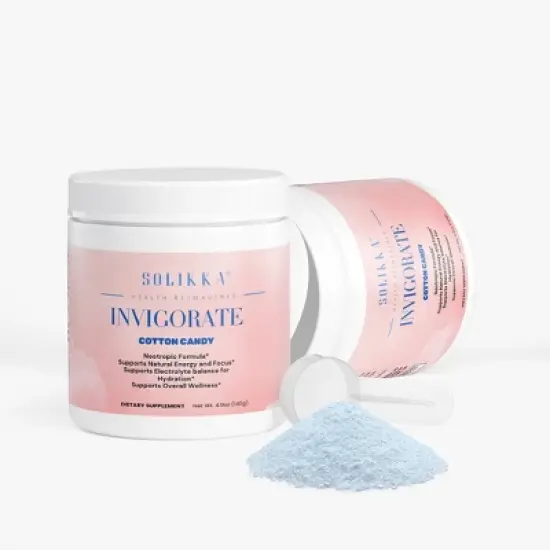 Solikka Invigorate Nootropic Hydr-8 (Cotton Candy) image {1}