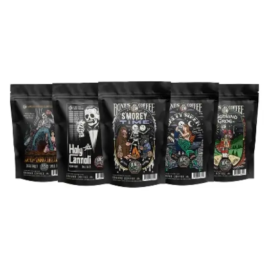 Bones Coffee Company Favorite Flavors Sample Pack image {6}