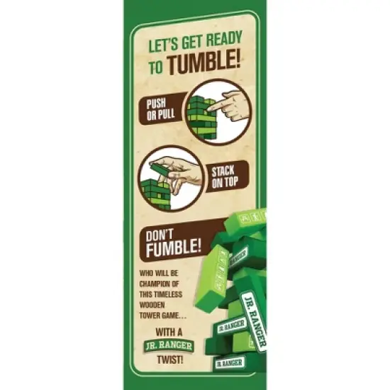 MasterPieces Kids Games - Jr. Ranger Travel Sized Tumble Tower image {3}