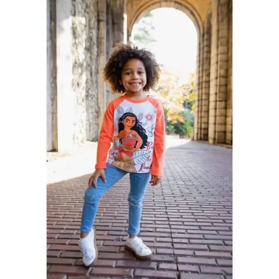 Disney Moana Girls 2 Pack T-Shirts Toddler image {6}