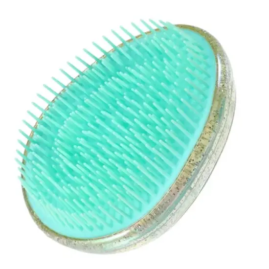 Unique Bargains Egg Shape Mini Portable Hair Brush 3.5" x 2.68" x 1.89" 1 Pc image {8}