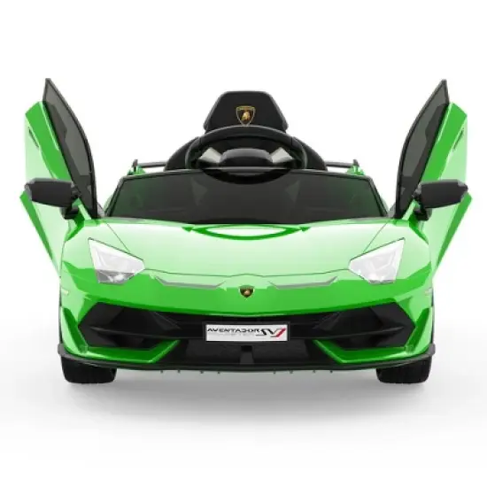 Ride on Car for Kids 12V Licensed Lamborghini Electric Vehicles Battery Powered Sports Car with Control image {8}
