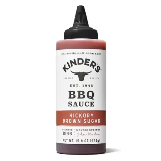 Kinder's Hickory Brown Sugar BBQ Sauce - 15.8oz image {5}