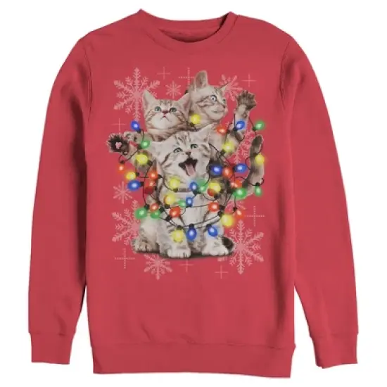 Men's Lost Gods Kitten Lights Sweatshirt image {6}
