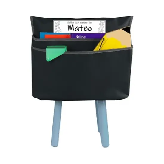 C-Line&reg; Adjustable Chair Cubbie, Black image {2}