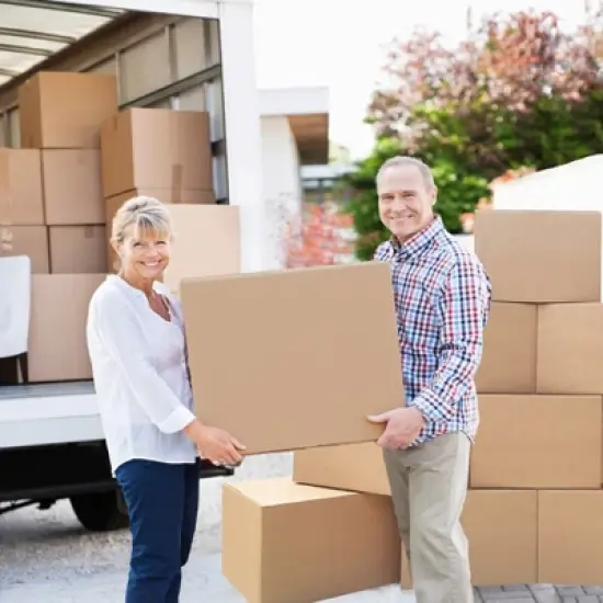 UOFFICE Bundle of 5 Heavy-Duty Corrugated Boxes 22" x 22" x 22" 275lb. Cube Shipping Boxes image {4}