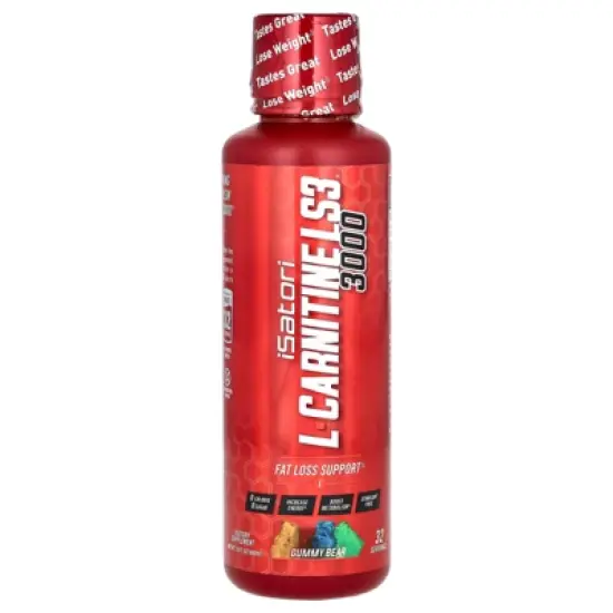 Isatori L-Carnitine LS3 3000, Gummy Bear, 3,000 mg, 16 fl oz (480 ml) image {3}