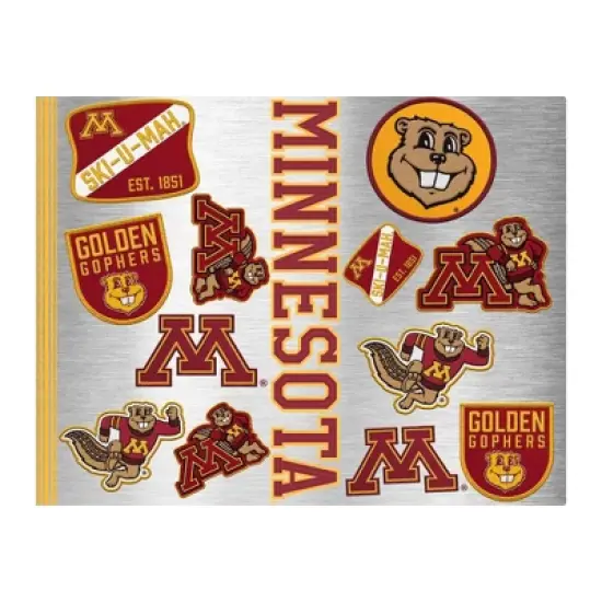 NCAA Minnesota Golden Gophers Varsity Thirst Water Bottle - 24oz: Stainless Steel, Portable Drinkware image {1}