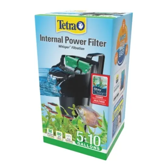Tetra Whisper Internal Filtration with Air Pump 5 to 10gal for Aquariums Filters image {3}