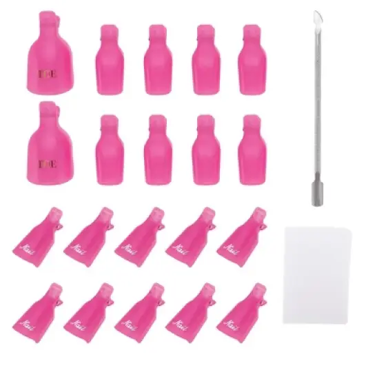 Unique Bargains Women's Durable Nail Art Removal Clip Kit 1 Set image {9}
