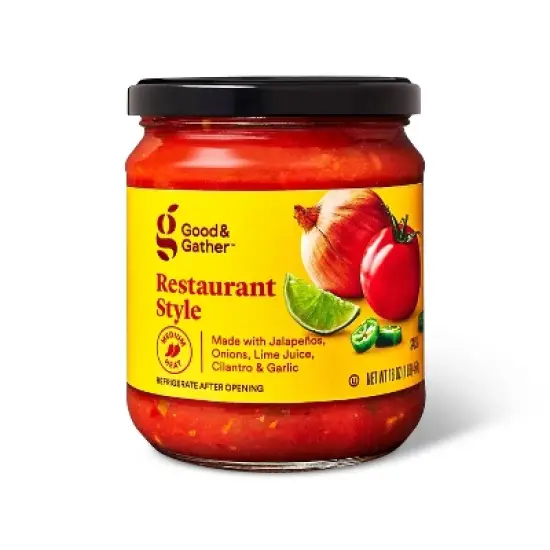 Medium Heat Restaurant Style Salsa - 16oz - Good & Gather&trade; image {3}