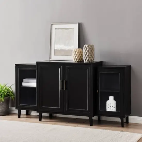 62" 4 Door Tiered Modern Sideboard - Saracina Home image {2}