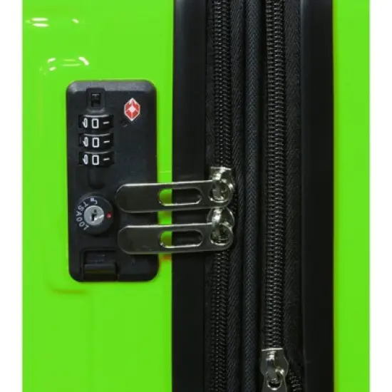 World Traveler Contour 24-Inch Lightweight Polycarbonate Hardside Expandable Spinner Luggage with TSA Lock image {3}