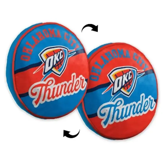 NBA Oklahoma City Thunder 15'' Varsity Cloud Pillow image {2}