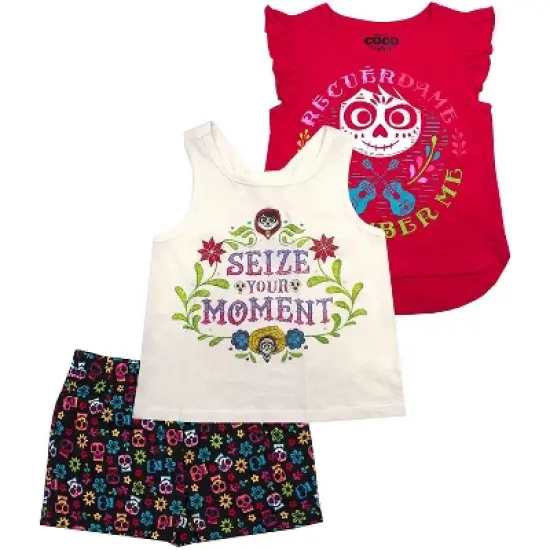 Disney Girl's 3-Pack Fancy Nancy Short Set with Tee, Tank Top and Print Shorts for Toddlers image {8}