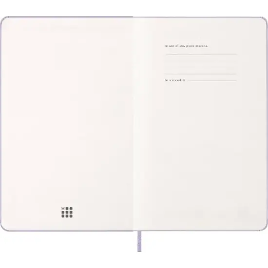 Moleskine 2026 12 Month Daily Large Pastel Lilac Hard image {2}