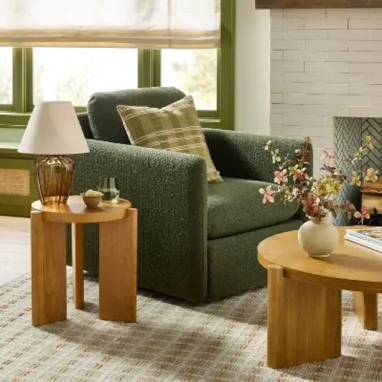 Natural Wood Accent Table - Hearth & Hand&trade; with Magnolia image {1}
