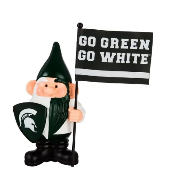 Evergreen Michigan State University, Flag Holder Gnome image {2}