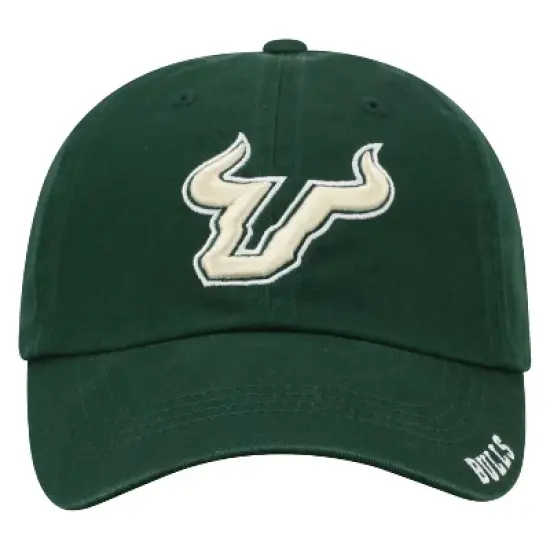 NCAA South Florida Bulls Unstructured Washed Cotton Hat: Adjustable Lightweight Cap image {2}