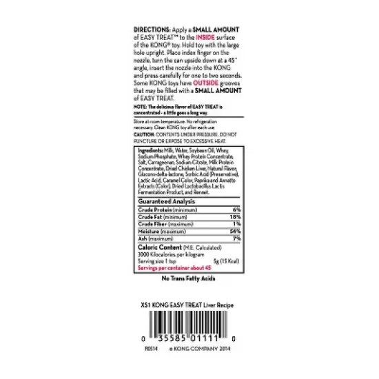 KONG Easy Treat Liver Flavor Dog Treats - 8oz image {3}