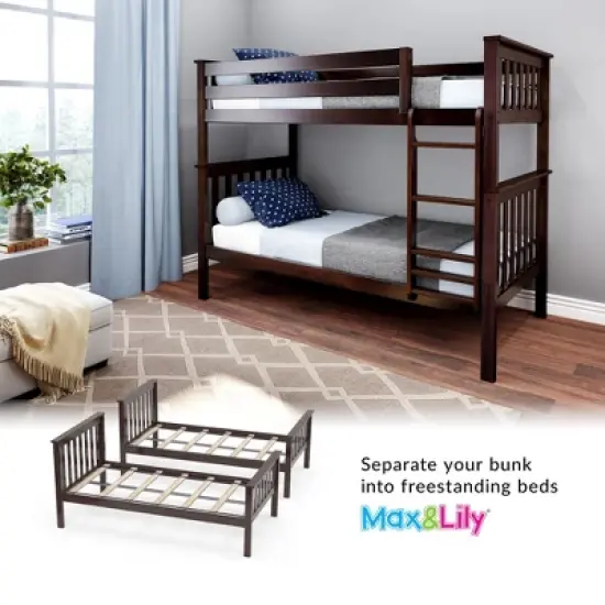Max & Lily Twin over Twin Bunk Bed image {3}