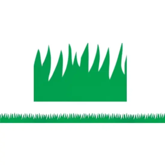 Hygloss Pre School - 8th Grades Classroom Border Green Grass 2/Bd HYG33601 image {1}